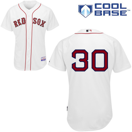 Andrew Miller #30 Youth Baseball Jersey-Boston Red Sox Authentic Home White Cool Base MLB Jersey